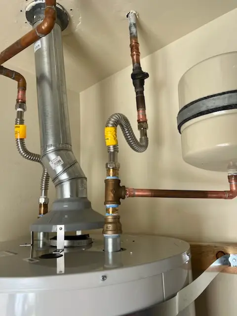 Water heater installation and plumbing repair in Central City